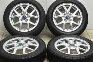 中古 スタッドレス タイヤ ホイール 4本セット 14インチ 4.5J +45 PCD 100155/65R14 75Q Weds 製ホイール【 トーヨー 製 スタッドレスタ