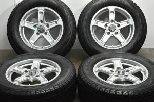 中古 スタッドレス タイヤ ホイール 4本セット 18インチ 8J +52 PCD 150285/60R18 116Q WEDS 製ホイール【 ヨコハマ 製 スタッドレスタイ