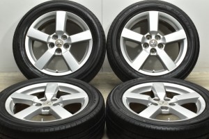 中古タイヤホイール 4本セット 18インチ 7JJ +38 PCD 114.3 225/55R18 98V ミツビシ アウトランダー 純正【2022年製 ヨコハマ 製 タイヤ