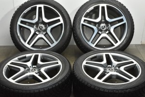 中古 スタッドレス タイヤ ホイール 4本セット 21インチ 10J +45 PCD 112295/40R21 111T メルセデスベンツ X166 GLSクラス 純正【 ノキア