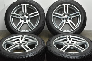 中古 スタッドレス タイヤ ホイール 4本セット 18インチ 8J +45 PCD 112 235/55R18 100Q スポーツテクニック 製ホイール【 ダンロップ 製