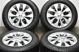 中古 スタッドレス タイヤ ホイール 4本セット 15インチ 5.5J +45 PCD 114.3195/65R15 91Q ニッサン 純正 ホイール【 ブリヂストン 製 ス