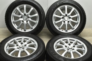 中古 スタッドレス タイヤ ホイール 4本セット 16インチ 6.5J +38 PCD 114.3205/60R16 92Q 5ZIGEN 製ホイール【 ブリヂストン 製 スタッ