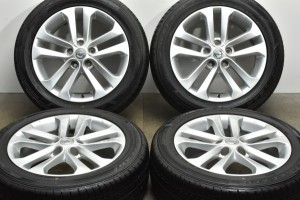 中古タイヤホイール 4本セット 17インチ 7J +47 PCD 114.3 215/55R17 94V ニッサン ジューク 純正【2023年製 グッドイヤー 製 タイヤ付き