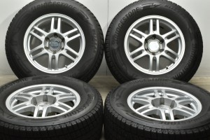 中古 スタッドレス タイヤ ホイール 4本セット 17インチ 7.5J +25 PCD 139.7265/65R17 112Q 東京車輪 製ホイール【 ブリヂストン 製 スタ