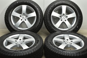 中古タイヤホイール 4本セット 18インチ 7.5J +43 PCD 130 265/60R18 110H メルセデス・ベンツ 純正 ホイール【 ファルケン 製 タイヤ付