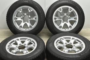 中古 スタッドレスタイヤホイール 4本セット 16インチ 7J +37 PCD 139.7 215/65R16 98Q Weds 製ホイール【 トーヨー 製 スタッドレスタイ