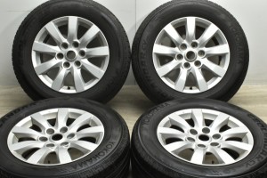 中古タイヤホイール 4本セット 18インチ 7.5J +46 PCD 139.7 265/60R18 110V ミツビシ 純正 ホイール【 ヨコハマ 製 タイヤ付き】