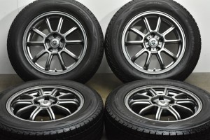 中古 スタッドレス タイヤ ホイール 4本セット 17インチ 7J +38 PCD 114.3225/65R17 102Q レアマイスター 製ホイール【 ダンロップ 製 ス