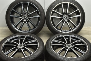 中古 スタッドレス タイヤ ホイール 4本セット 18インチ 7.5J +35 PCD 112225/45R18 95T 阿部商会 製ホイール【 コンチネンタル 製 スタ