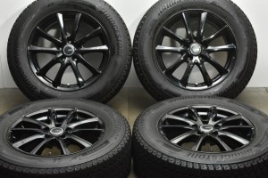 中古 スタッドレス タイヤ ホイール 4本セット 17インチ 7J +38 PCD 114.3225/65R17 102Q ダンロップ 製ホイール【 ブリヂストン 製 スタ