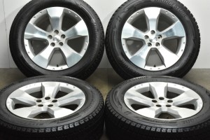 中古 スタッドレス タイヤ ホイール 4本セット 17インチ 7J +48 PCD 100225/60R17 99Q スバル 純正 ホイール【 ブリヂストン 製 スタッド