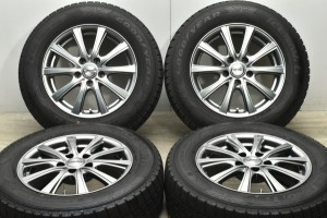 中古 スタッドレスタイヤホイール 4本セット 16インチ 6.5J +38 PCD 114.3 215/65R16 98Q BADX 製ホイール【 グッドイヤー 製 スタッドレ