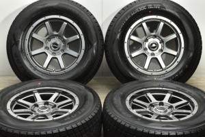 中古 スタッドレス タイヤ ホイール 4本セット 17インチ 7.5J +25 PCD 139.7265/65R17 112Q ダンロップ 製ホイール【 ダンロップ 製 スタ