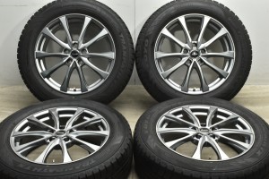 中古 スタッドレス タイヤ ホイール 4本セット 18インチ 7J +48 PCD 114.3225/60R18 100Q ホットスタッフ エクシーダー E03【2022年製 ト