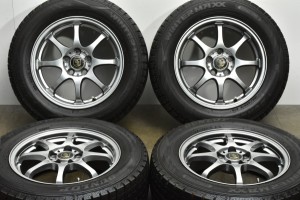 中古 スタッドレス タイヤ ホイール 4本セット 15インチ 6J +45 PCD 100195/65R15 91Q インターミラノ 製ホイール【 ダンロップ 製 スタ