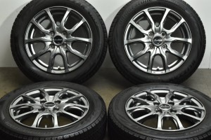 【中古】スタッドレスタイヤホイールセット4本セット 14インチ 155/65R14 75Q MID ブリヂストン【スタッドレスタイヤ付き】【TU24042862