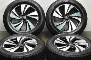 中古 スタッドレス タイヤ ホイール 4本セット 17インチ 7J +55 PCD 114.3225/60R17 99Q スバル 純正 ホイール【 ブリヂストン 製 スタッ