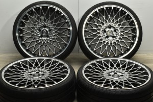 中古タイヤホイール 4本セット 22インチ 9J +35 PCD 114.3 245/30ZR22 95W シックスセンス 製ホイール【 ATRラジアル 製 タイヤ付き】