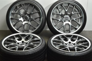 中古タイヤホイール 4本セット 19インチ 8.5J +26 9.5J +20 PCD 120 225/35R19 88W 235/35R19 91W ウェッズ 製ホイール【 ヨコハマ 製 タ