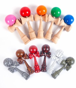 送料無料　けん玉 ストリートけん玉 フリースタイル KENDAMA 【 クラック模様 の 特殊表面加工 】 おしゃれでスタイリッシュに 技 成功率