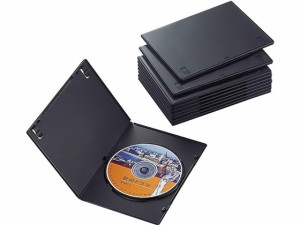 エレコム DVDスリムトールケース 10枚パック ブラック CCD-DVDS03BK