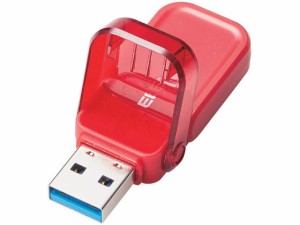 エレコム フリップキャップ式USBメモリ 32GB レッド MF-FCU3032GRD