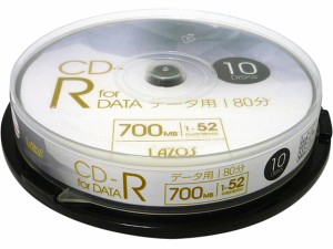 Lazos CD-R データ用 10枚 L-CD10P