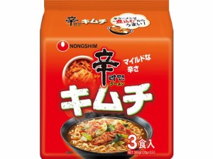 農心 辛ラーメン キムチ 120g×3食