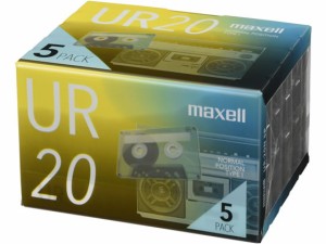 マクセル カセットテープ 20分 5巻 UR-20N5P