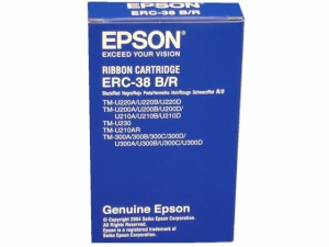 エプソン プリンタリボン黒 赤 ERC-38BR