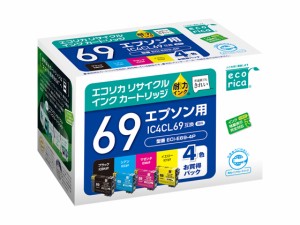 エコリカ エプソン用リサイクルインクカートリッジIC4CL69