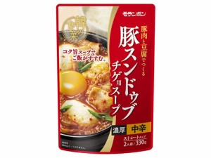 モランボン 韓の食菜 豚スンドゥブチゲ用スープ 330g