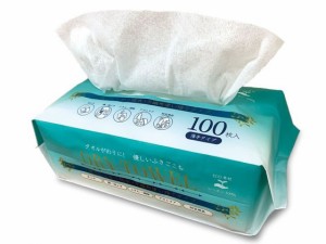 オーミケンシ 使い捨てドライタオル 薄手 100枚 1012