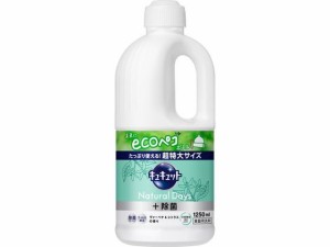 KAO キュキュット Natural Days+除菌 ヴァーベナ&シトラス 替1250mL