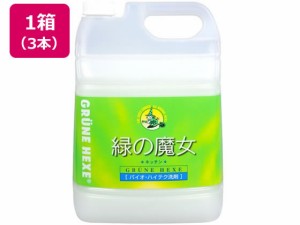 ミマスクリーンケア/緑の魔女キッチン業務用 5L/102508×3本