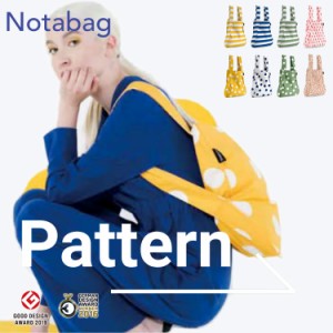 Notabag ノットアバッグ BAG & BACKPACK NTB002 PATTERN 軽量 2way トートバッグ リュックサック バックパック 男女兼用 柄物 ドット ス