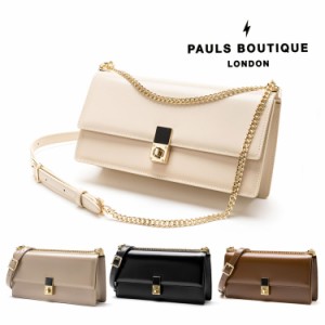 PAULS BOUTIQUE LONDON ハンドバッグ 2WAYバッグ ショルダーバッグ BAG 斜め掛け ポシェット チェーン レディース ポールズブティック ギ