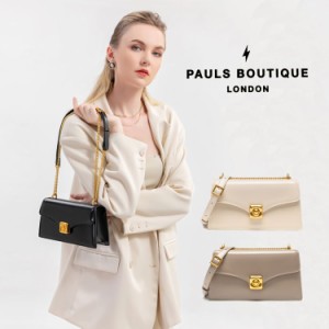 PAULS BOUTIQUE LONDON ハンドバッグ 2WAYバッグ ショルダーバッグ BAG 牛革 斜め掛け ポシェット レディース ポールズブティック ギフト