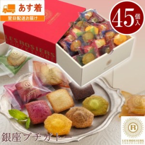 個包装 あす着 大量 お菓子 ギフト 個包装 大容量 菓子折り 送料無料 銀座プチガトー【45個】焼き菓子 詰め合わせ 最短 当日出荷 即日発