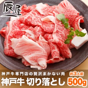 神戸牛 切り落とし肉 500g　 冷蔵