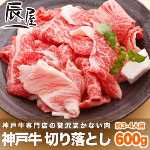 神戸牛 切り落とし肉 600g　 冷蔵