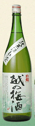 白龍　越の梅酒　1800ｍｌ　白龍酒造［取り寄せ］