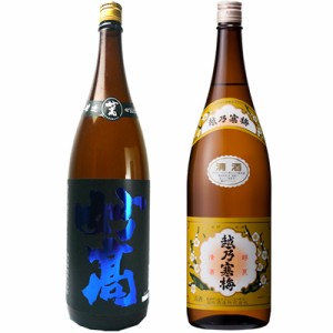 妙高 旨口四段仕込 本醸造 1.8Lと越乃寒梅 白ラベル 1.8L日本酒 2本 飲み比べセット