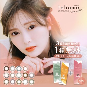 4箱購入ごとに2箱無料【6箱SET】 フェリアモ カラコン feliamo 10枚入 ワンデー カラーコンタクトレンズ 白石麻衣 1日使い捨て 通販