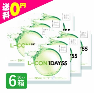 エルコンワンデー55 35枚入 6箱 コンタクトレンズ 1day 1日使い捨て ワンデー 激安 即日発送 ネット 通販