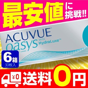 ワンデーアキュビュー オアシス 30枚入 6箱 コンタクトレンズ 1day 1日使い捨て ワンデー ジョンソン&ジョンソン ネット 通販