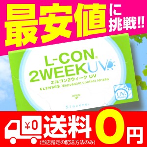 エルコン2weekUV 6枚入 4箱 コンタクトレンズ 安い 2week 2ウィーク 2週間 使い捨て 即日発送 ネット 通販 紫外線