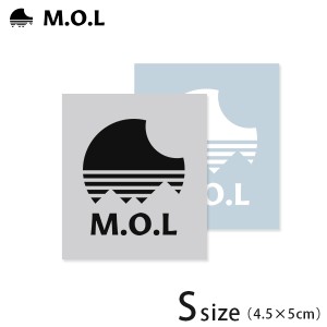 【メール便】M.O.L ロゴステッカー Sセット (4.5×5cm)