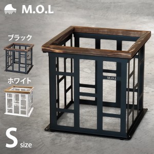 M.O.L ストーブガード S MOL-X401 ブラック/ホワイト (対応機種：トヨトミ RB/ML/RR/RL)